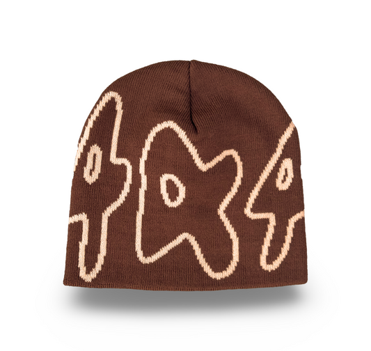 444 BEANIE (BROWN)